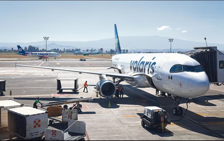 La nueva base de mantenimiento de Volaris permitirá atender aeronaves y ampliar su capacidad operativa en el aeropuerto de Guadalajara. EL INFORMADOR