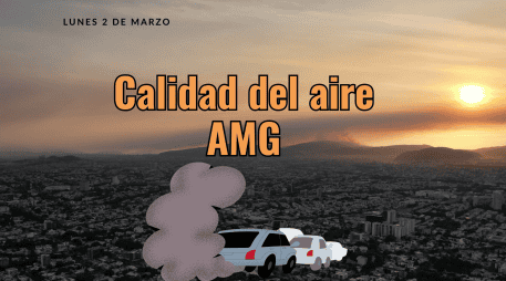 El índice más alto de calidad del aire registrado en el AMG hoy 2 de marzo es en Santa Fe con 105 puntos IMECA. EL INFORMADOR / ARCHIVO