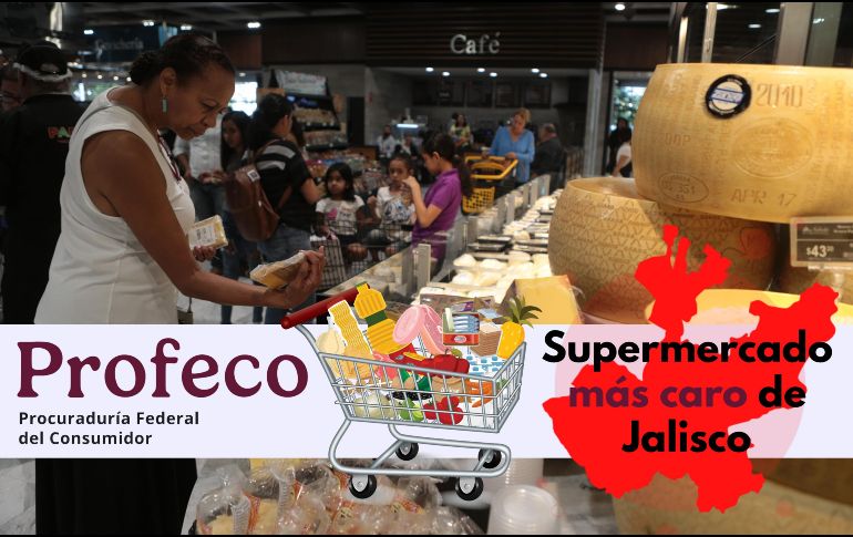 En este supermercado encuentras los precios más altos de todo el estado para adquirir la Canasta Básica; se encuentra en Guadalajara. EL INFORMADOR / ARCHIVO