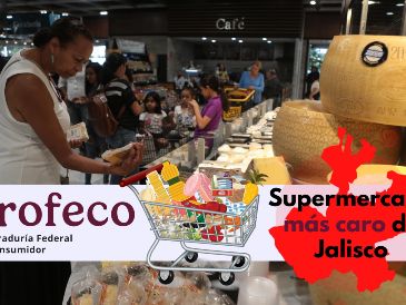 En este supermercado encuentras los precios más altos de todo el estado para adquirir la Canasta Básica; se encuentra en Guadalajara. EL INFORMADOR / ARCHIVO