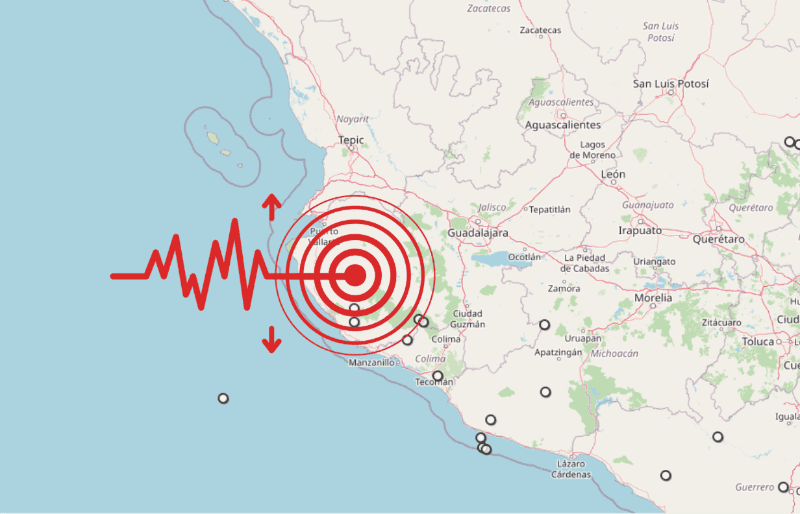 &nbsp;Sismo en Jalisco. ESPECIAL / SSN