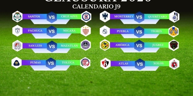 Liga MX: Jornada 9 del Clausura 2026, calendario de partidos, horarios y canales de transmisi&oacute;n