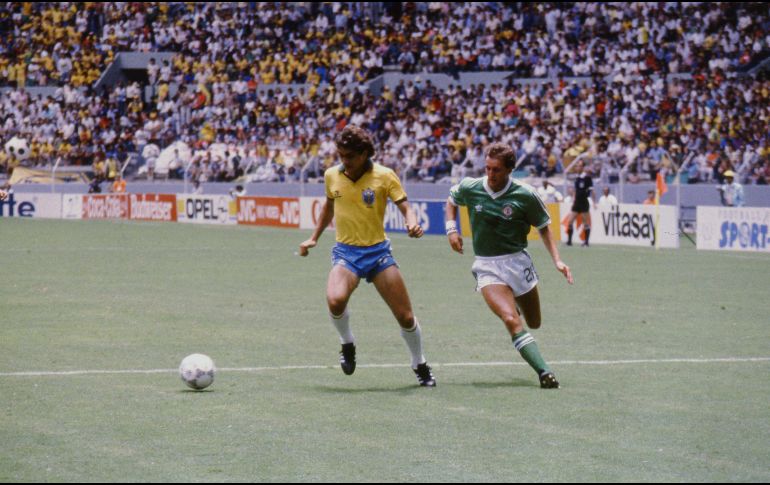 El duelo en el que Brasil se impuso 3-0 Irlanda del Norte fue uno de los disputados en Guadalajara, en el Mundial de 1986, teniendo como escenario el Estadio Jalisco. EL INFORMADOR / ARCHIVO