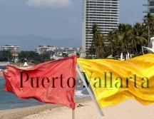 Así se encuentran las playas de Puerto Vallarta este lunes 2 de marzo de 2026. ESPECIAL / FACEBOOK Protección Civil y Bomberos Puerto Vallarta