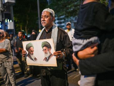 Durante la guerra del año pasado, Israel le presentó a Trump un plan para matar a Jamenei. EFE/EPA/NAZIR SUFARI