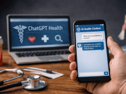 ChatGPT Health, una nueva versión de su chatbot que, según la empresa, puede analizar los historiales médicos de los usuarios, las apps de bienestar y los datos de los dispositivos portátiles para responder a preguntas médicas y de salud. IA