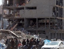 Edificio dañado en los alrededores de la plaza Ferdowsi. Teherán concentra el 56 % de los ataques israelíes. EFE/A. Taherkenareh