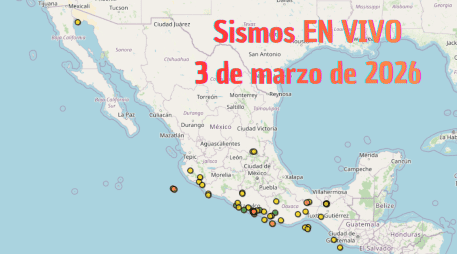 EN VIVO | Sismos en México | Martes 3 de marzo. ESPECIAL / SSN