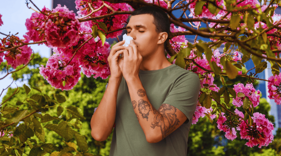 Una de las expresiones más comunes de la alergia en primavera es la rinitis alérgica o fiebre del heno, que se caracteriza por la presencia de estornudos, comezón, prurito óptico y en la garganta, nariz o boca. EL INFORMADOR / ARCHIVO / ESPECIAL / CANVA