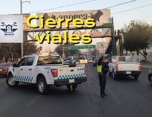 Estos son los puntos de Guadalajara que presentan cierres viales o retrasos en el transporte público este martes 3 de marzo. ESPECIAL / FACEBOOK Policía Vial Jalisco