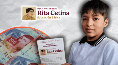 Estudiantes de primarias públicas comenzarán a recibir un apoyo económico anual para uniformes y útiles escolares a través de la Beca Rita Cetina. ESPECIAL/Programas para el Bienestar