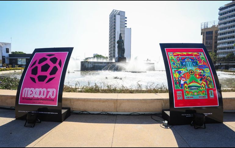 La exposición ofrece a los asistentes un viaje visual por la evolución del torneo de la FIFA y su impacto cultural. EL INFORMADOR / J. Acosta