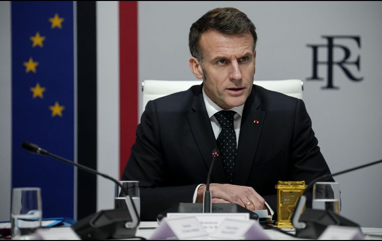 Francia junto con Alemania y Reino Unido declararon que no participaron en los recientes ataques de EU, pero que están preparados para facilitar una acción defensiva necesaria y proporcionada para destruir la capacidad de Irán de lanzar misiles y drones. EFE/A. Morissard