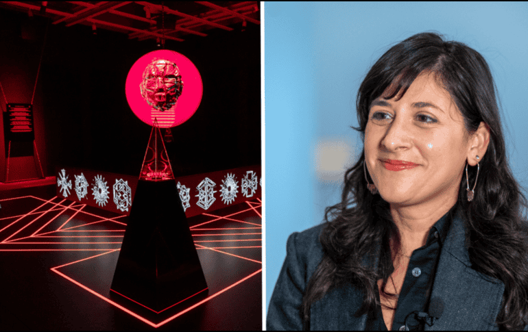 Para recrear las voces de las personas muertas el artista utiliza las voces que han dejado en Instagram. EFE/Á. Colmenares