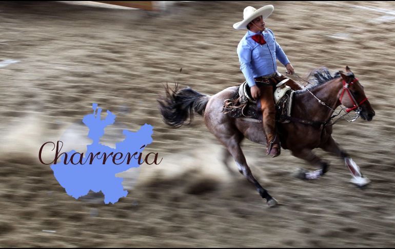 El deporte típico de Jalisco es practicado por mujeres y hombres por igual, quienes realizan una serie de suertes a caballo, combinada con algunas formas de jaripeo. EL INFORMADOR / ARCHIVO