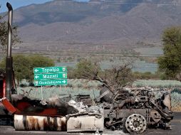 La ola de violencia tras la operación militar dejó un saldo de 25 integrantes de la Guardia Nacional y más de 30 miembros del CNG fallecidos, sumado a cortes en carreteras, quemas de gasolineras, vehículos, transporte de carga y establecimientos comerciales. AFP / ARCHIVO