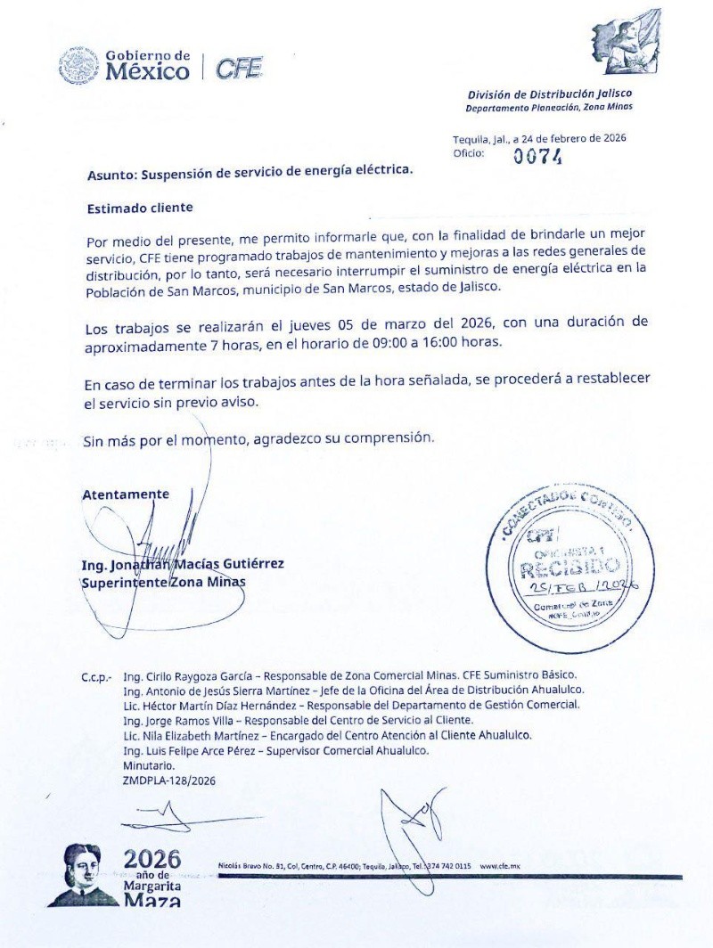 ESPECIAL/Gobierno de San Marcos&nbsp;