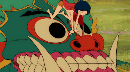 En las imágenes se pueden ver a Noodle, Murdoc, 2D y Russel emprendiendo un viaje en dirección a la India luego de llegar a Mumbai. ESPECIAL/YouTube/Gorillaz