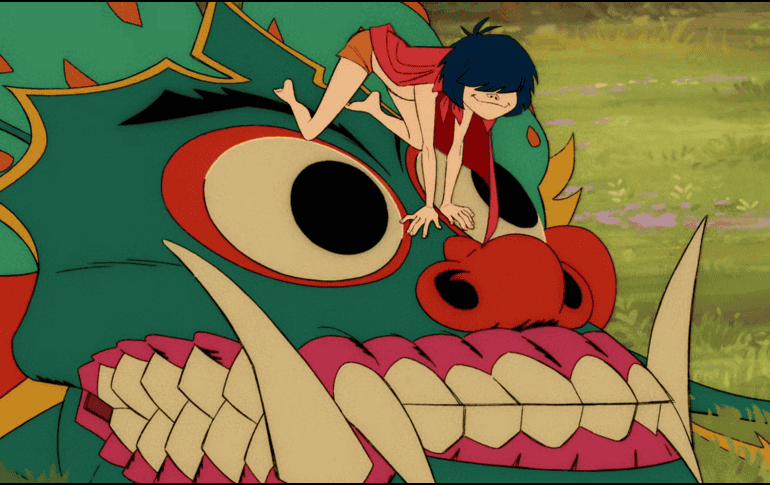 En las imágenes se pueden ver a Noodle, Murdoc, 2D y Russel emprendiendo un viaje en dirección a la India luego de llegar a Mumbai. ESPECIAL/YouTube/Gorillaz