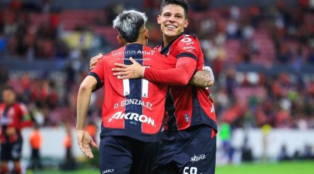 Alfonso González hizo los goles del Atlas, a los minutos 50 y 65. EL INFORMADOR/ J. Acosta