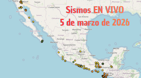 EN VIVO | Sismos en México | Jueves 5 de marzo. ESPECIAL / SSN