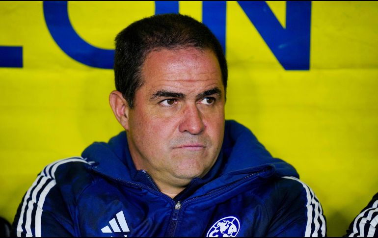 Así fue captado Jardine tras el gol de Juárez que provocó la segunda derrota consecutiva del América. IMAGO7 / Diego Padilla