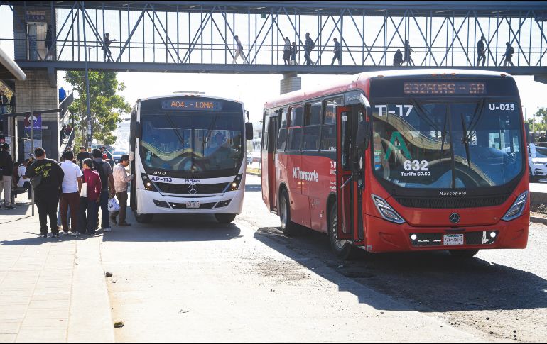 Autoridades estatales confirmaron cambios en el esquema tarifario del transporte público. EL INFORMADOR/ARCHIVO