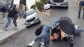 Padre de familia protagoniza pelea con estudiante de la Prepa 12 en Guadalajara