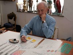 El artista visual mexicano, Pedro Friedeberg, falleció este jueves a los 90 años en su domicilio en San Miguel de Allende. SUN/ ARCHIVO.