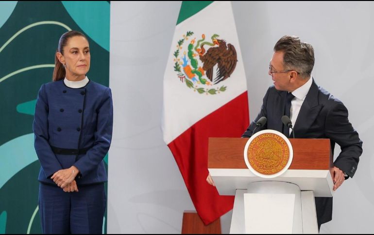 Lemus agradeció la presencia de la Presidenta Claudia Sheinbaum en Jalisco este  viernes. EL INFORMADOR / A. Navarro