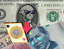 Tras acciones militares de Estados Unidos e Israel contra Irán, el peso mexicano registró una importante caída ante el dólar en los últimos días. ESPECIAL