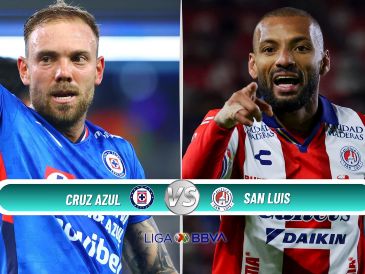 Cruz Azul llega como uno de los equipos más sólidos del campeonato, mientras que San Luis quiere escalar posiciones. ESPECIAL / IMAGO7 y CANVA
