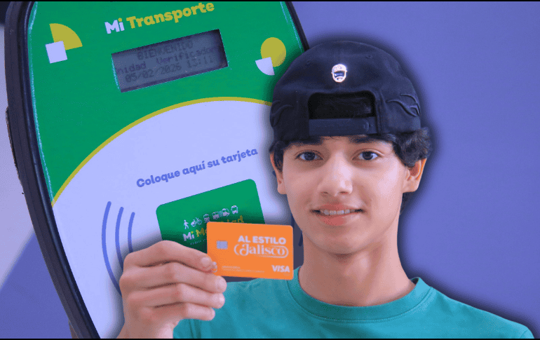 Para usarla en el transporte, solo es necesario acercarla al lector al subir al camión o ingresar a estaciones del tren ligero, Mi Macro Periférico o Mi Macro Calzada. ESPECIAL/Gobierno de Jalisco
