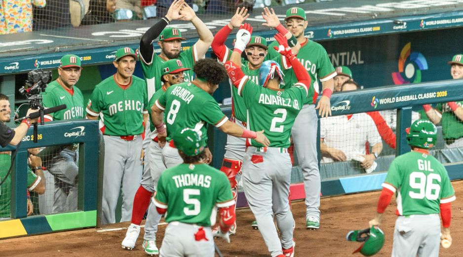 México debutó este viernes con victoria de 8-2 sobre Gran Bretaña en el Clásico Mundial de Beisbol, en un partido del grupo B disputado en el Daikin Park de Houston, Texas. EFE / C. Ramírez