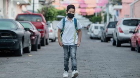 La medida de utilizar cubrebocas en las escuelas fue implementada hace un mes, tras el repunte de casos de sarampión en la entidad. EL INFORMADOR  / ARCHIVO