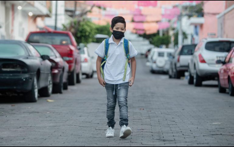 La medida de utilizar cubrebocas en las escuelas fue implementada hace un mes, tras el repunte de casos de sarampión en la entidad. EL INFORMADOR  / ARCHIVO