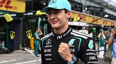 George Russell logró adjudicarse la pole position para el Gran Premio de Australia. EFE