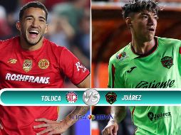 Los conjuntos de Toluca y Juárez abrirán actividad dominical de la Jornada 10 del Clausura 2026 de la Liga MX. ESPECIAL / IMAGO7 y CANVA