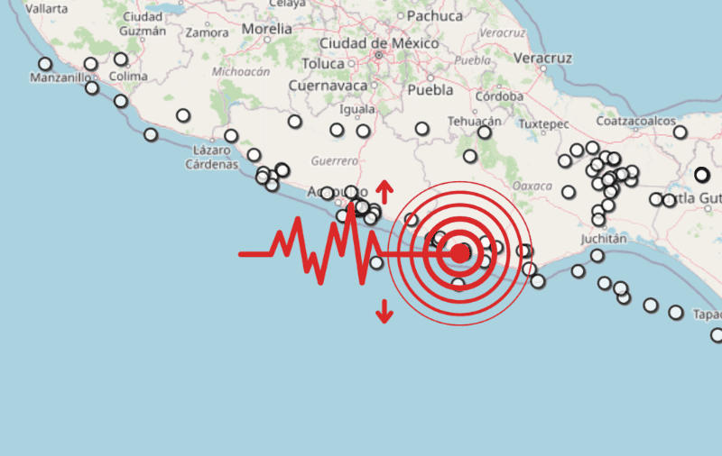  Sismo en Oaxaca. ESPECIAL / SSN