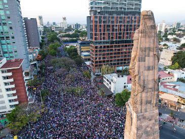De acuerdo con las autoridades, se espera la participación de al menos 50 mil asistentes a las manifestaciones del 8M en Guadalajara. EL INFORMADOR/ARCHIVO