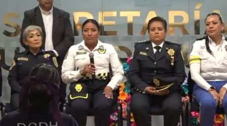 El encuentro buscó visibilizar los retos que enfrentan las mujeres policías en su labor diaria y en su vida personal. CAPTURA DE PANTALLA/@SSC_CDMX