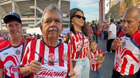 Aficionados de Chivas acuden al Estadio Jalisco para vivir el Clásico Tapatío como una tradición familiar llena de pasión, orgullo y confianza en que la rivalidad se mantenga sólo en la cancha. EL INFORMADOR/ A. GARCÍA.