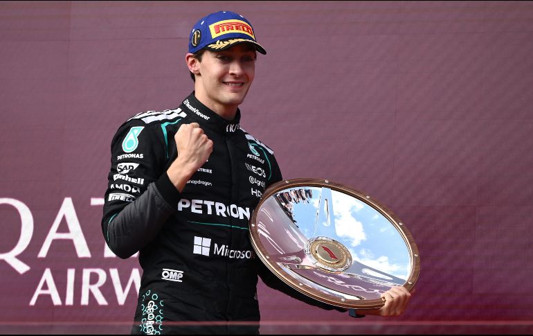 George Russell se llevó la victoria en el circuito de Albert Park tras una gestión impecable. EFE/J. Carrett