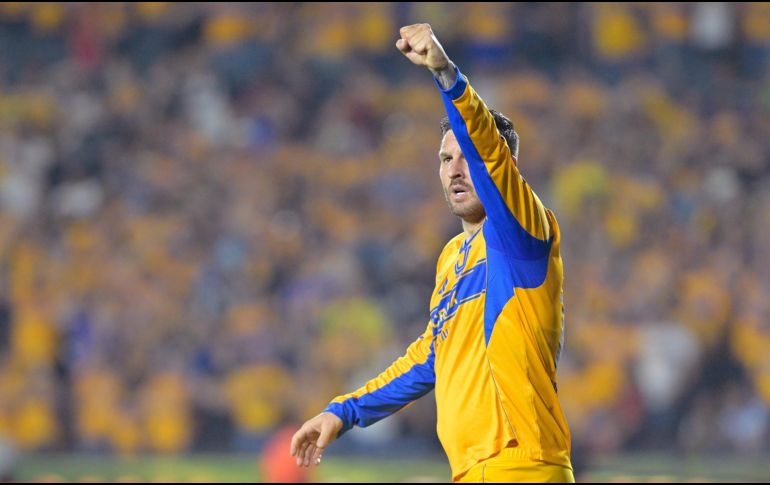 André Pierre Gignac jugó el que puede ser su último clásico contra el Monterrey. EFE/M. Sierra