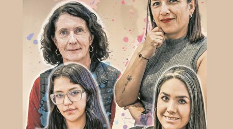 Directoras de museos. María Isabel Orendáin Martínez, Mayra Huerta, Mónica Marcela Guzmán Espinosa y Andrea Silva Ambriz. ESPECIAL