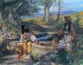 «El que beba del agua que yo le daré, nunca más tendrá sed». WIKIPEDIA/«Cristo y la samaritana», de Henryk Siemiradzki