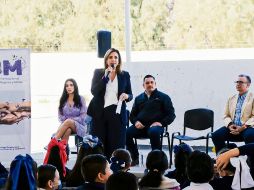 Fabiola Loya Hernández destacó la importancia de promover la igualdad entre niñas y niños desde la educación básica. ESPECIAL