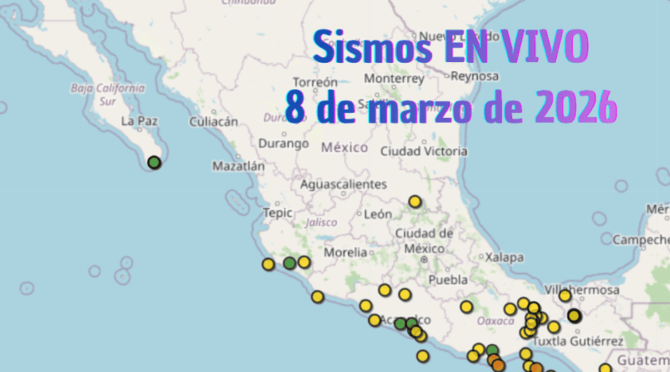 EN VIVO | Sismos en México | Domingo 8 de marzo. ESPECIAL / SSN