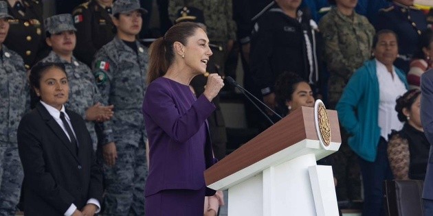D&iacute;a Internacional de la Mujer: Sheinbaum reconoce a mujeres de las Fuerzas Armadas en el 8M