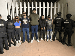 Los aprehendidos fueron arrestados por elementos de la Secretaría de Seguridad del Estado de México y de la Policía Municipal. X / @SS_Edomex